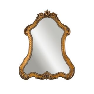 Uttermost Cleopatra Mirror in Gold with Heavy Antiquing