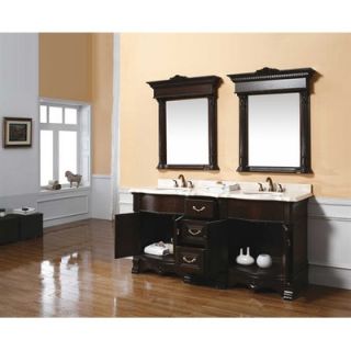 James Martin Furniture Crest 72 Double Bathroom Vanity   206 001