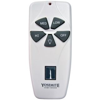 Yosemite Home Decor 4.75 Remote Control with Receiver for Ceiling Fan