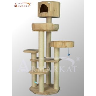 Armarkat 72 Solid Wood Cat Tree