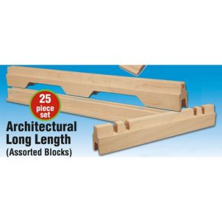 Stack and Stick Architectural Long Length Building Set (25 Pieces