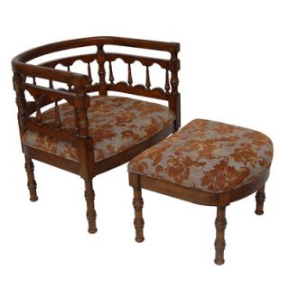 Carolina Accents Savannah Chair and Ottoman