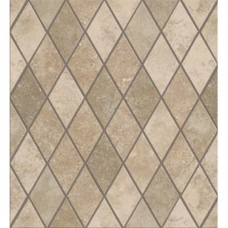 Shaw Floors Soho Rhomboid Tile Accent in Gascogne Beige / Seagrass