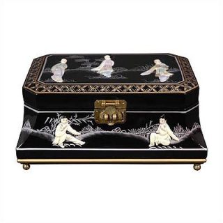 Oriental Furniture Adorlee Asian Jewelry Box