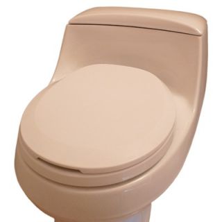 Trimmer Marbleized Molded Wood Toilet Seat in Tan   M 88