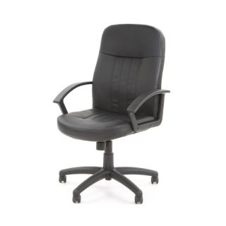 Contemporary Mid Back Leather Executive Chair