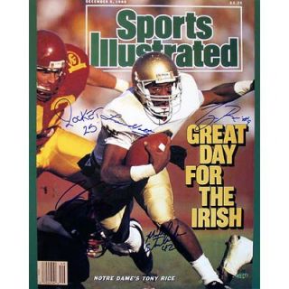 Champs 5 Signature Tony Rice 12 5 88 Sports Illustrated Cover LE of 88