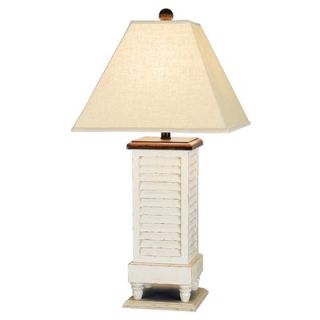 Mario Industries Shutter Table Lamp in Antique White