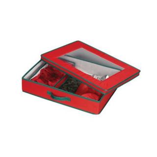 Storage and Organization Holiday Tabletop Set Chest in Red