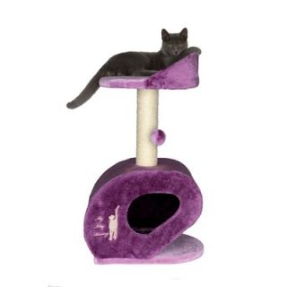 Kitty Mansions 75 92 Rome Cat Tree in Brown and Beige