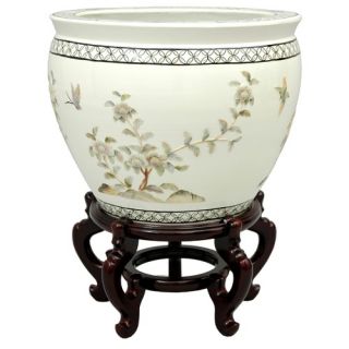 Oriental Furniture 15.5 Fish Bowl Stand   ST FS102 Size15