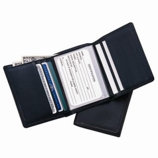 Royce Leather Mens Tri Fold Wallet   103 5
