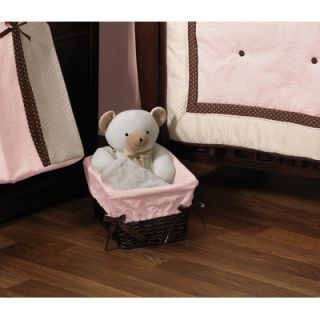 Lambs & Ivy Madison Avenue Baby Basket in Espresso
