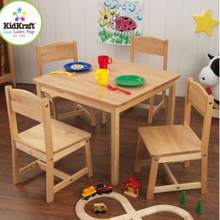 KidKraft Farmhouse Kids 5 Piece Table and Chair Set