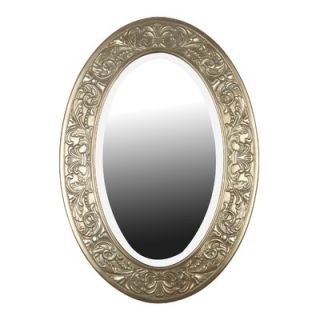 Kenroy Home Argento Oval Wall Mirror in Antique Silver