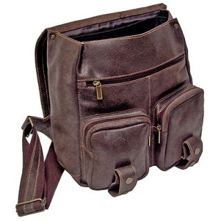 David King Laptop Backpack in Distressed Leather