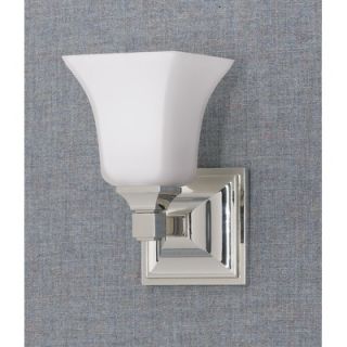 Feiss American Foursquare Wall Sconce in Polished Nickel   VS12401