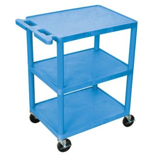Luxor Adjustable Height Cabinet Table with Casters