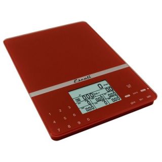 Escali Cesto Portable Nutritional Tracker in Red