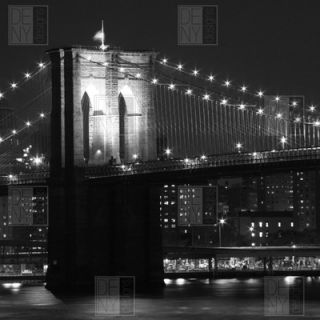  Designs Leonidas Oxby Brooklyn Bridge 125 Shower Curtain