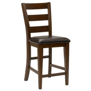 Davenport Ladder Back Counter Height Dining Chair in Tobacco