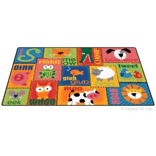 Carpets for Kids Printed Animal Sounds Toddler Kids Rug   290 ANIMAL