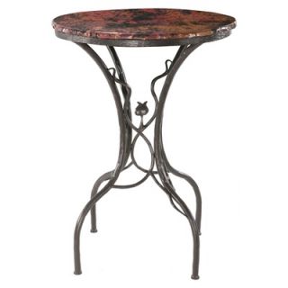 Stone Country Ironworks Sassafras 40 Bar Table in Fired Copper
