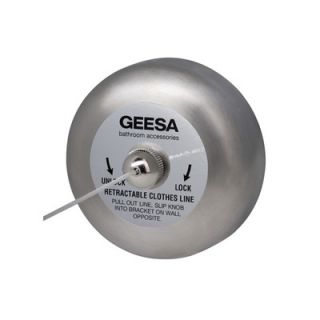 Geesa by Nameeks Standard Hotel Retractable Clothes Line in Stainless