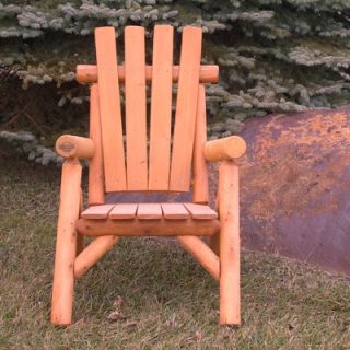 Moon Valley Rustic Cedar Stained Lawn Chair