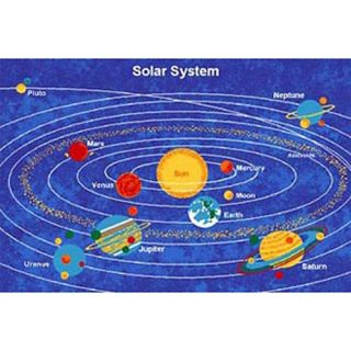 Kids Rugs   Primary Theme Outer Space