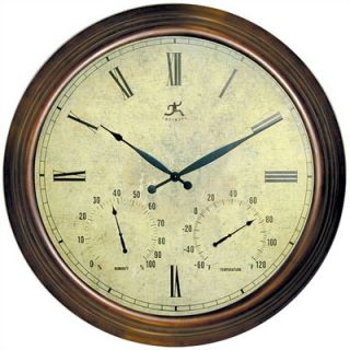 Infinity Instruments Indoor/Outdoor Metal Weather Wall Clock   10842