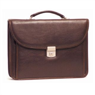 Aston Leather Small Single Compartment Briefcase   135   P