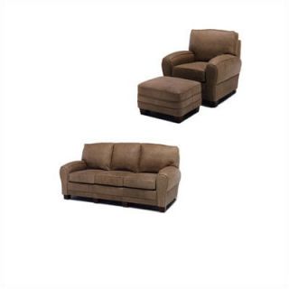 Distinction Leather Kensington Leather Sleeper Sofa and Chair Set