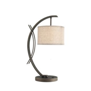 Woodbridge Eclipse One Light Table Lamp in Metallic Bronze