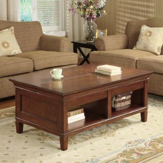 Martin Home Furnishings Bradley Laptop Coffee Table with Lift and