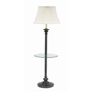 House of Troy Newport Floor Lamp in Oil Rubbed Bronze with Glass