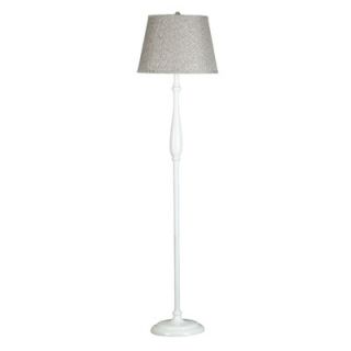 Kenroy Home Leeward Floor Lamp in Gloss White