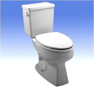 Toto Carusoe Round Toilet and Streamline Tank with Cover   C715
