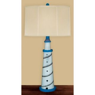 JB Hirsch 29 Wooden Light House Table Lamp   J15368D15