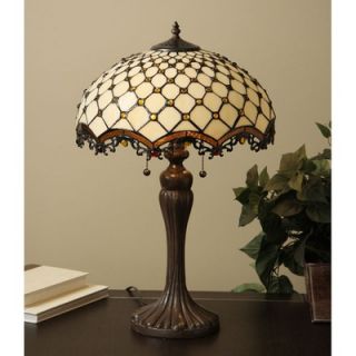 Warehouse of Tiffany Jewel Roman Amber Table Lamp   TFW9001/14TL
