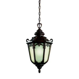 Kichler McCullam Outdoor Hanging Lantern in Brown Stone   Energy Star