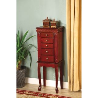 Wildon Home ® Wapato Jewelry Armoire in Rich Brown