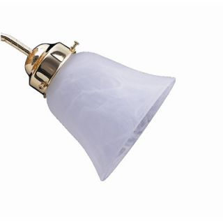  25 Neck Alabaster Glass Stright Bell Shade in Brown Swirl   165