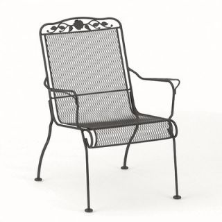 Woodard Windflower Mesh Stackable High Back Lounge Chair