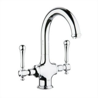 Grohe Bridgeford High Profile Dual Handle Single Hole Kitchen Faucet