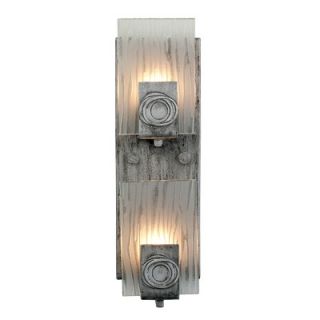 Varaluz Recycled Polar Wall Sconce   Vertical Two Light
