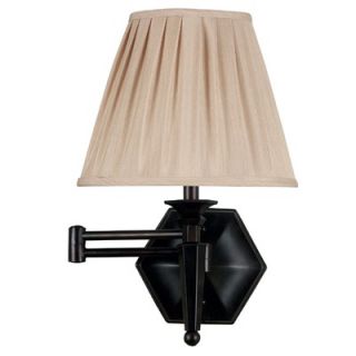Kenroy Home Chesapeake Swing Arm Wall Lamp in Oil Rubbed Bronze