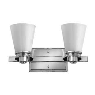 Hinkley Lighting Avon Two Light Wall Sconce in Polished Chrome