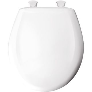 Round Solid Plastic Toilet Seat Whisper Close with Easy Clean and