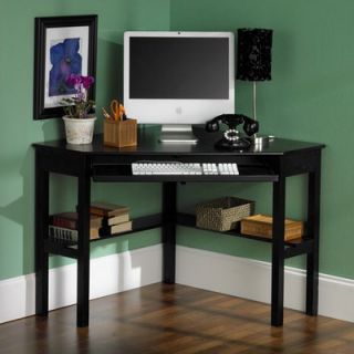 Wildon Home ® Boone 50 W Corner Desk in Black